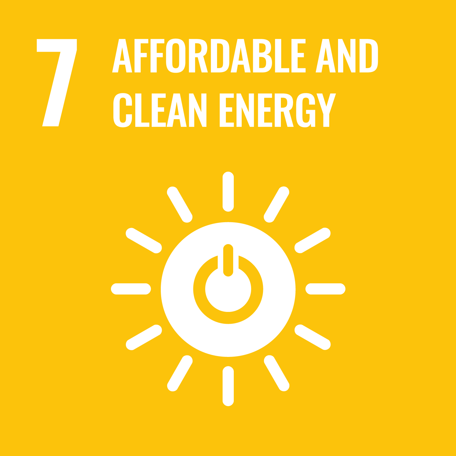 SDG 7 - طاقة نظيفة وبأسعار معقولة