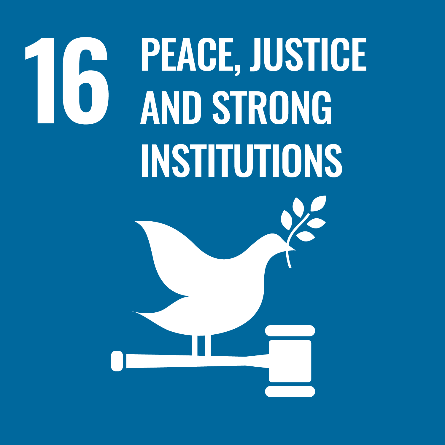 SDG 16 - المؤسسات السلمية والعدالة